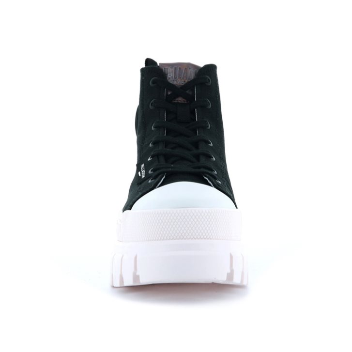 Dámské Boty Na Platformy Palladium Revolt Hi TX Černé Bílé | CZ SMD-06W